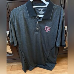 Texas A&M polo shirt, size L, never worn